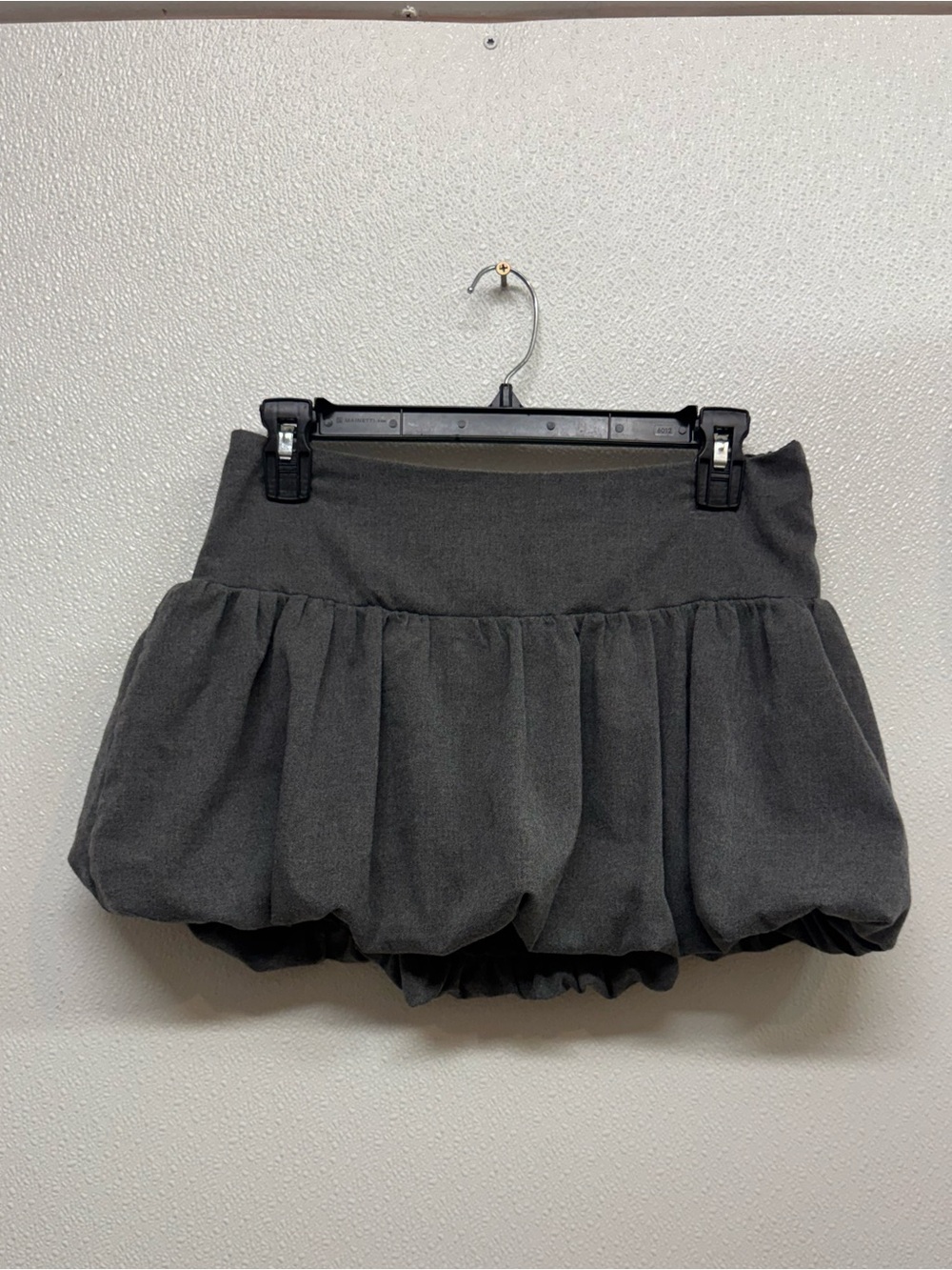 Hollister Dark Charcoal Bubble Mini Skort Sz XS (D-65)